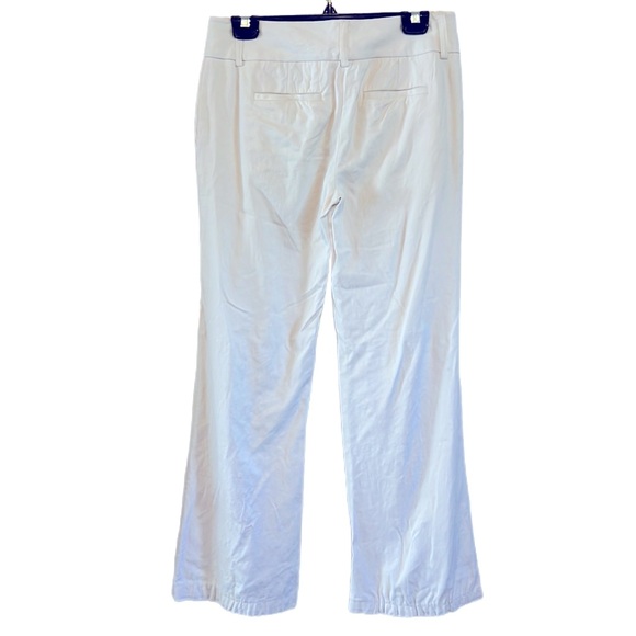 Size US2 Attitude by Jay Manual Women's Linen White Pants with Pockets - Picture 15 of 16